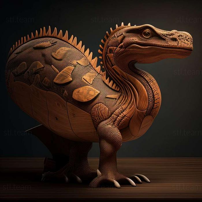 3D модель Петробразавр пуэстоэрнандези (STL)